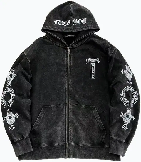 Chrome Hearts Washed Zip Up