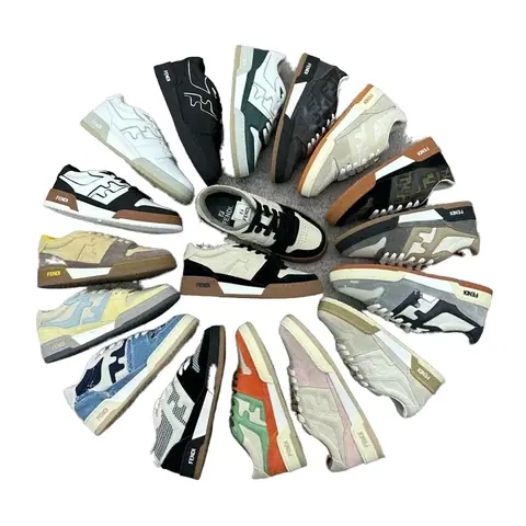 Fendi Match Low-Top Sneakers