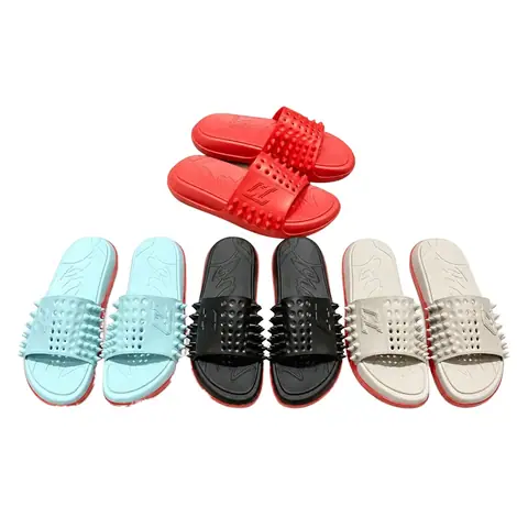 Christian Louboutin Rivet Slippers