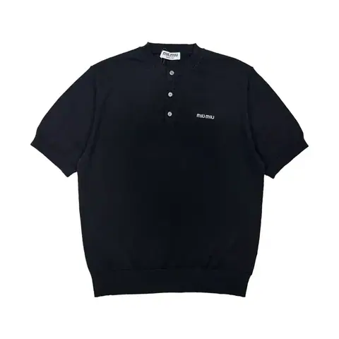 Miumiu Knitted Polo Shirt