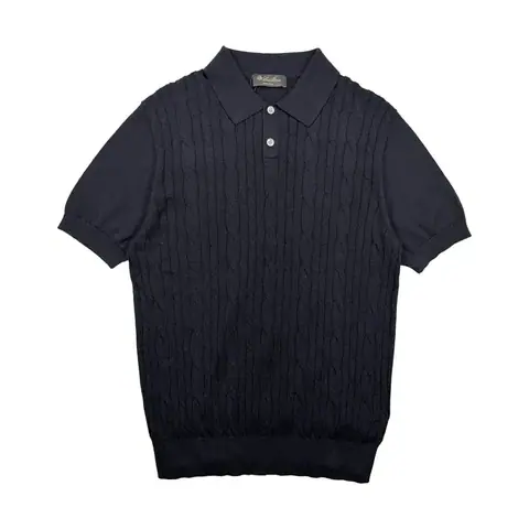 Lori Piano Knitted Polo Shirt