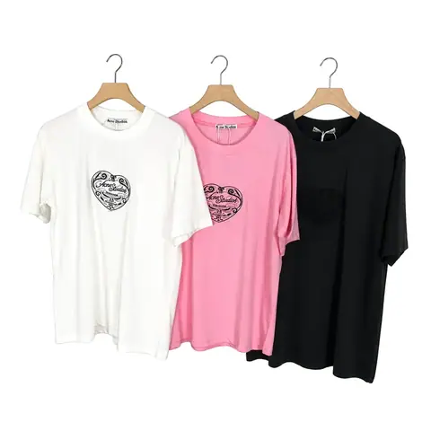 Acne Studios Heart-Graphic T-Shirts