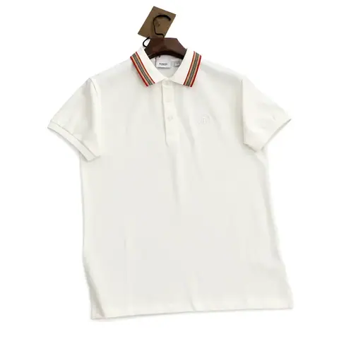 Burberry Check-Trim Polo Shirt