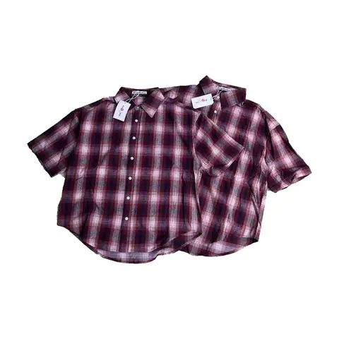 Acne Studios Checked Short Sleeve Shirt