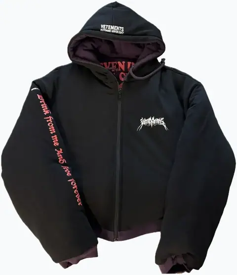 Vetements TFD Reversible Hoodie
