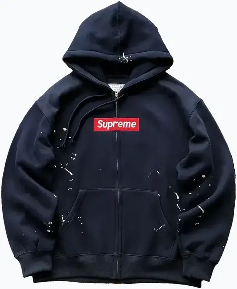 Supreme x Maison Margiela Zip Up Hoodie