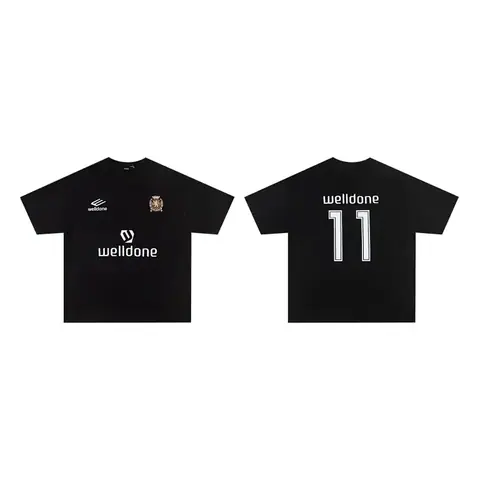 WE11DONE No. 11 Football-Style T-Shirt