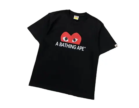 BAPE Heart-Graphic T-Shirt