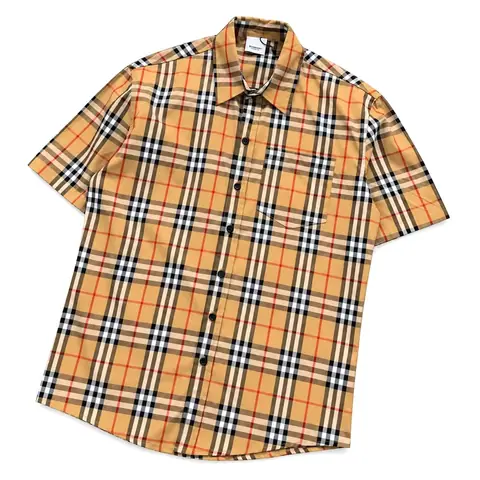 Burberry Check Short Sleeve Shirt