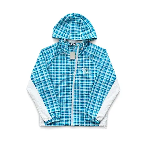 Mertra Checked Hooded Jacket
