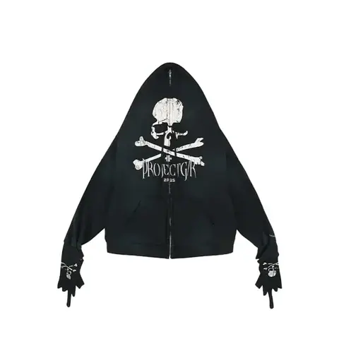 Grailz Gloves and Zippered Hoodie