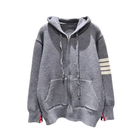 Thom Browne Knitted Zipper Jacket