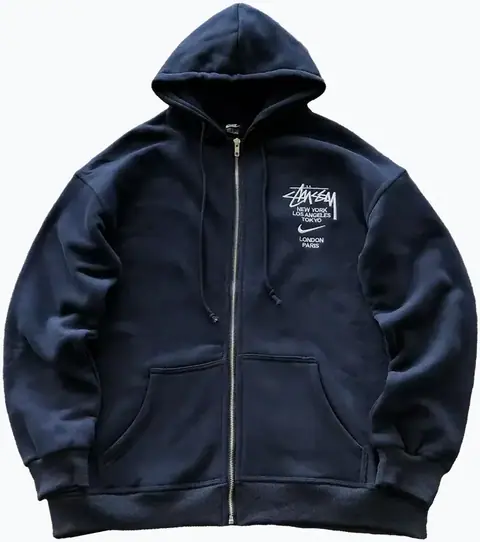 Nike x Stussy Zip Up Hoodie