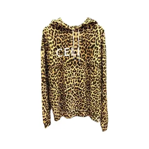 Opium Celi Leopard Print Hoodie