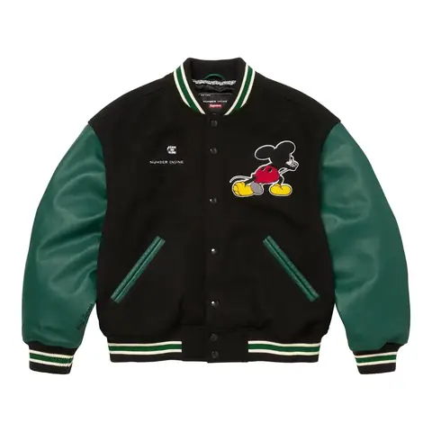 Supreme x NUMBER (N)INE x Disney Varsity Jacket