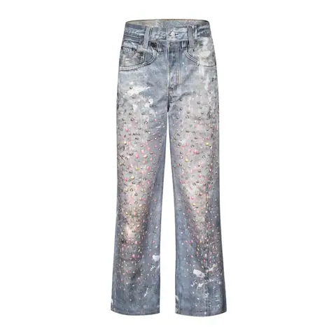 Acne Studios Paint-Splatter Jeans