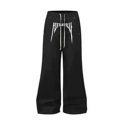 Rick Owens Porterville Wide Bela Drawstring Trousers
