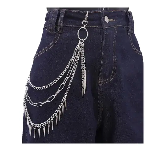 Punk Studded Waist Chain