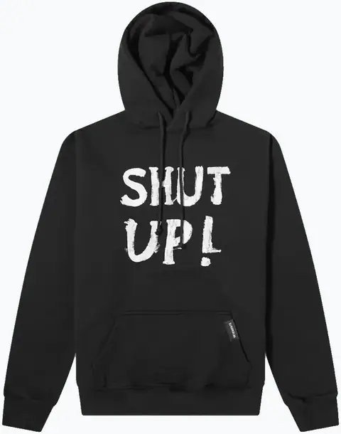 Vetements Shut Up Zip Up Hoodie