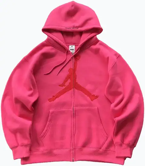 Supreme x Jordan Zip Up Hoodie