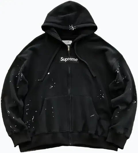 Supreme x Maison Margiela Zip Up Hoodie