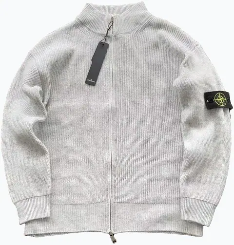 Stone Island Zip Up Cardigan