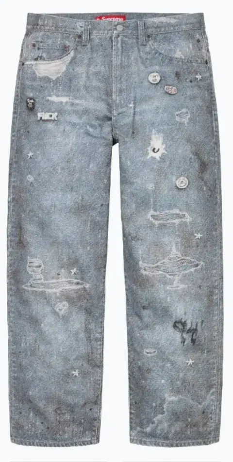 Supreme Paint Jeans