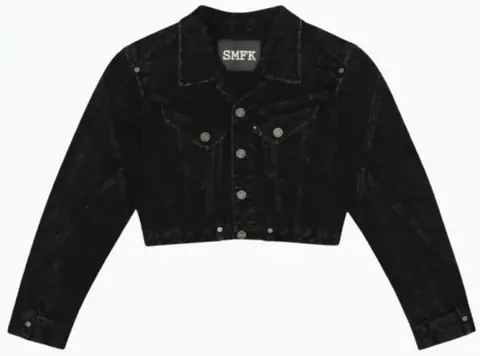 SMFK Cropped Denim Jacket
