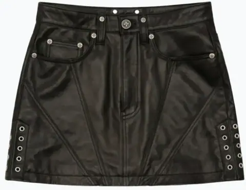 SMFK Leather Skirt