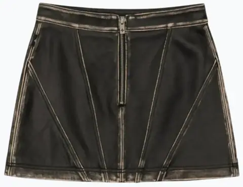 SMFK Leather Skirt