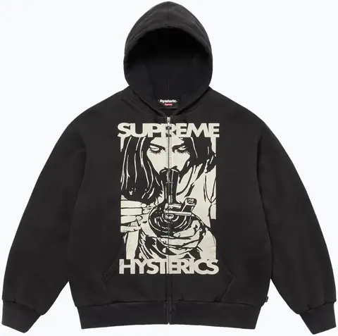 Supreme x Hysteric Glamour Zip Up Hoodie