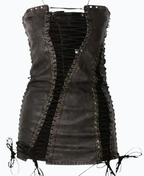 Jaded London Lace-Up Dress