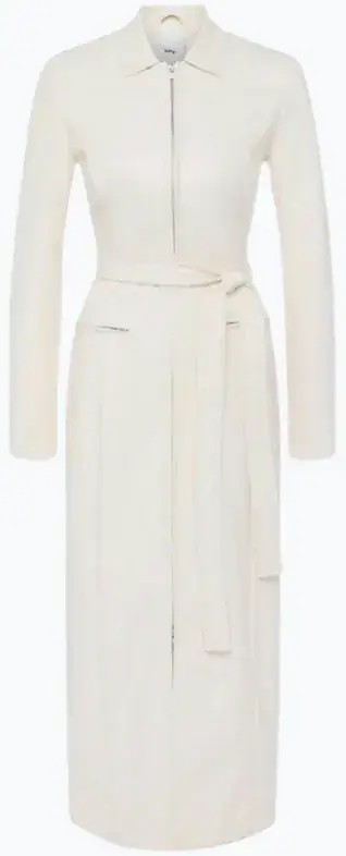 KHY Leather Maxi Coat