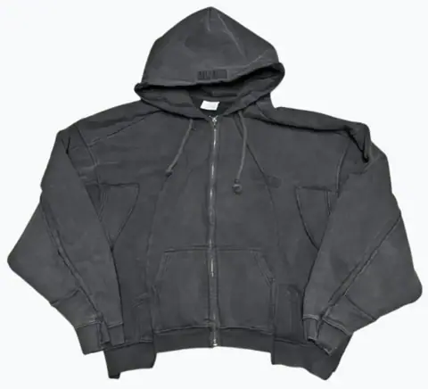 Vetements Reconstructed Zip Up Hoodie